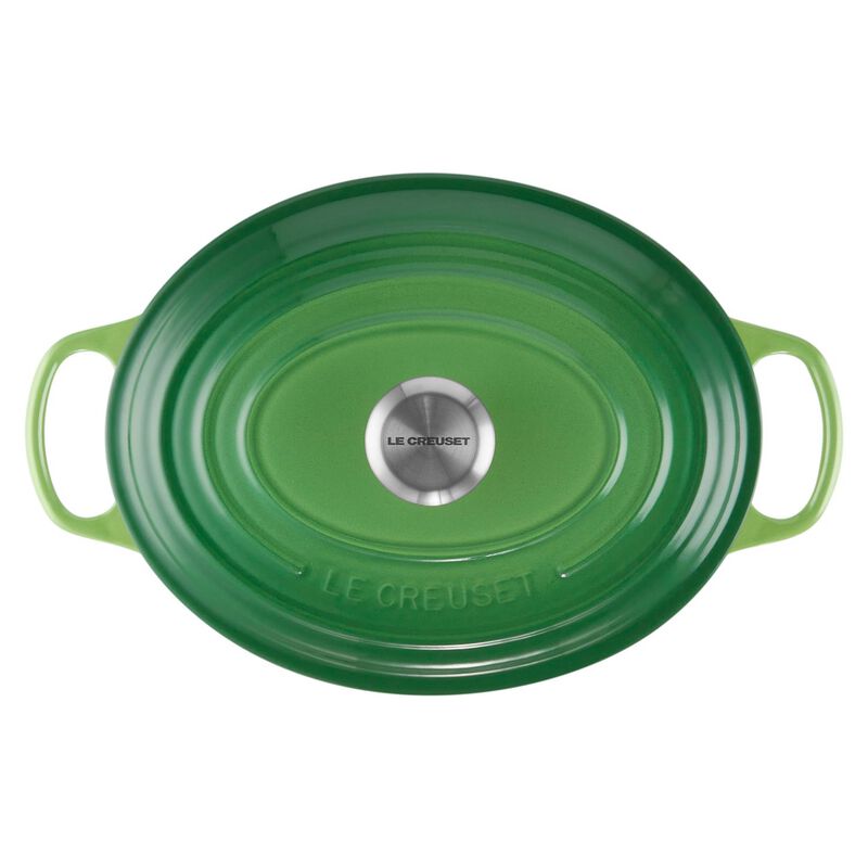 Le Creuset Cast Iron Oval Casserole 29cm - Bamboo Green image number 1